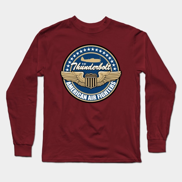 P-47 Thunderbolt Long Sleeve T-Shirt by TCP